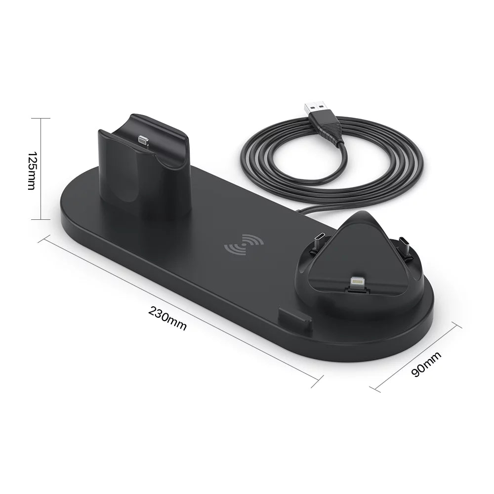 6-in-1 Wireless Charging Station for iPhone and Multiple Devices